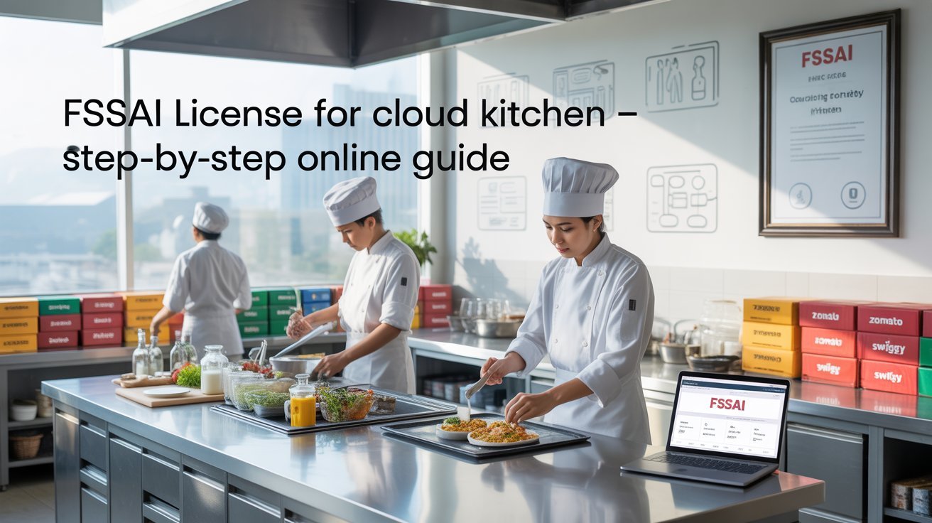  FSSAI लाइसेंस फॉर क्लाउड किचन |  Foscos ऑनलाइन आवेदन | फीस और डॉक्यूमेंट 2026