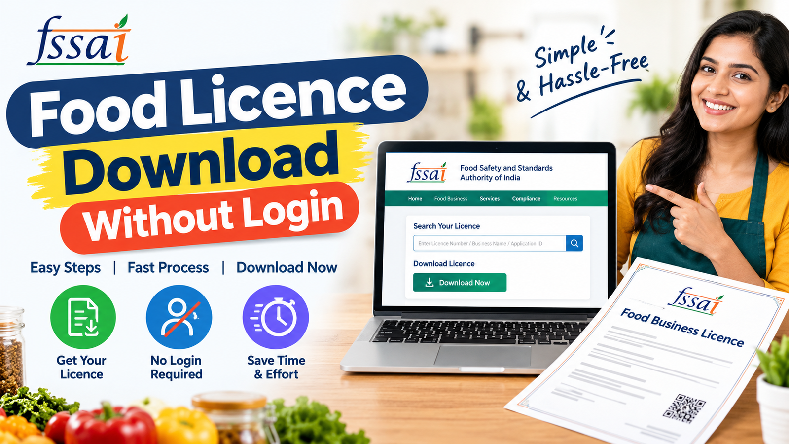 Food Licence Download Without Login: बिना लॉगिन फूड लाइसेंस डाउनलोड करें