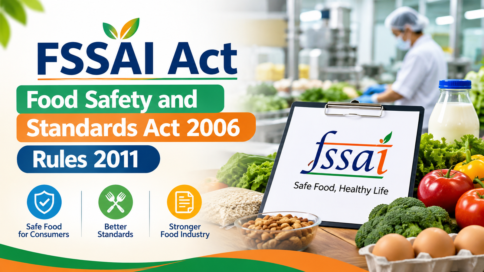 FSSAI Act | Food Safety and Standards Act 2006 | Rules 2011